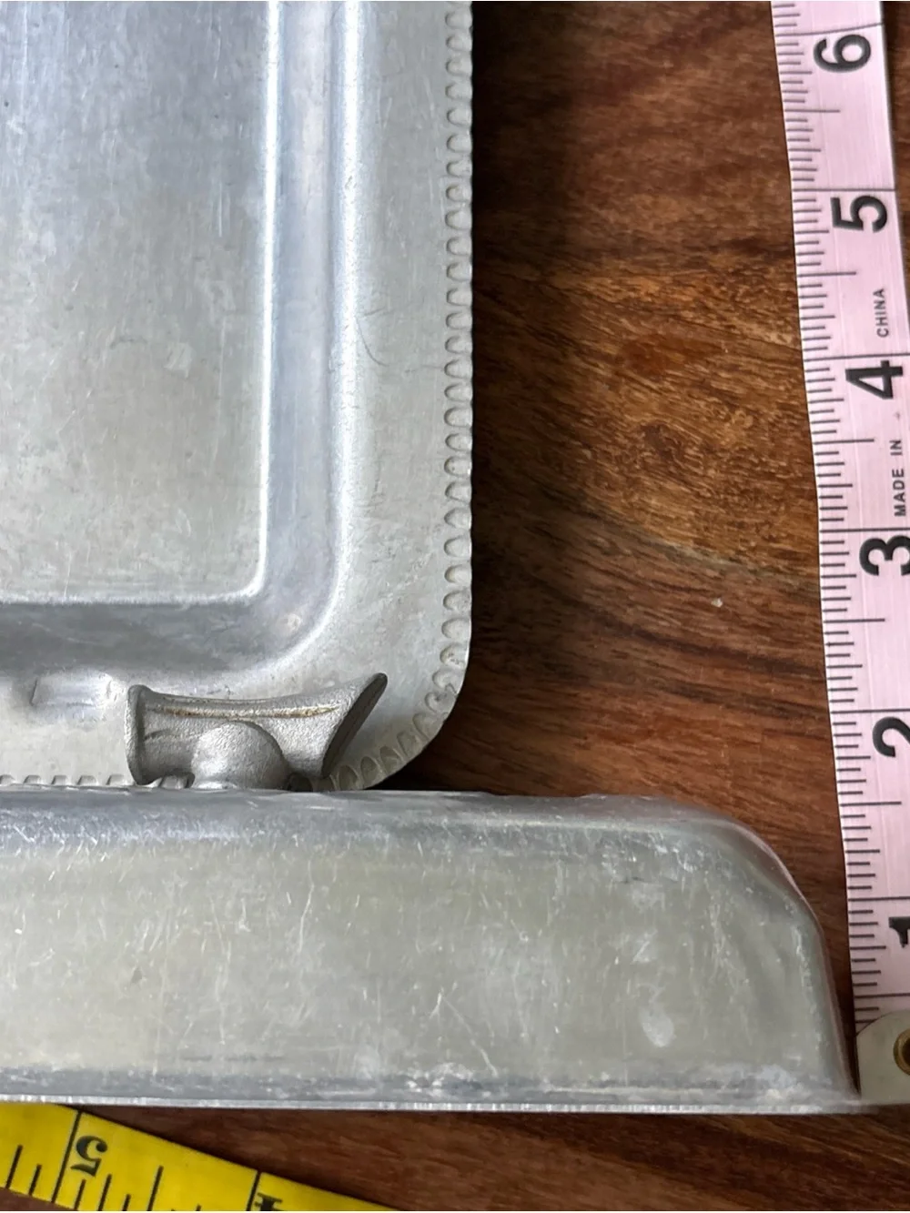Set of Two! Butter Dish and Serving Plate Mid-Century Modern Aluminum
